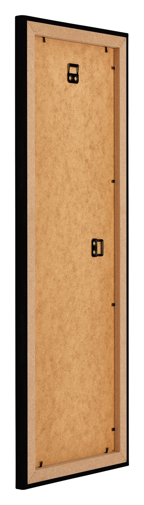 Mura MDF Fotokader 20x60cm Zwart Hoogglans Achterzijde Schuin | Yourdecoration.be