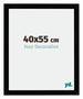 Mura MDF Fotokader 40x55cm Zwart Hoogglans Voorzijde Maat | Yourdecoration.be