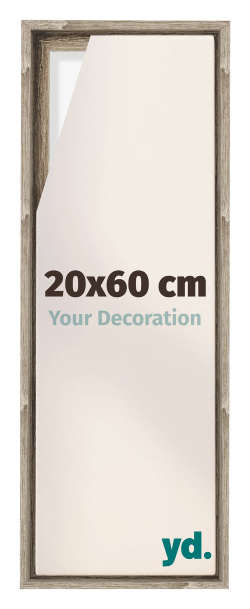 Lyon MDF Baklijst 20x60cm Sonoma Eiken Voorzijde Maat | Yourdecoration.be