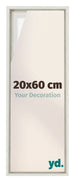Lyon MDF Baklijst 20x60cm White Wash Voorzijde Maat | Yourdecoration.be