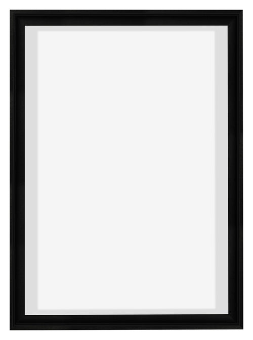 Lyon MDF Baklijst 5 7 Zwart Mat Voorzijde | Yourdecoration.be