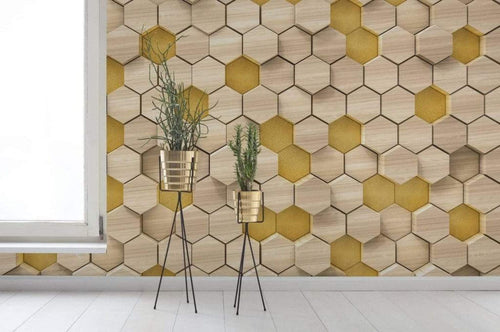 Komar Woodcomb Birch Vlies Fotobehang 400x250cm 4 banen Sfeer | Yourdecoration.be