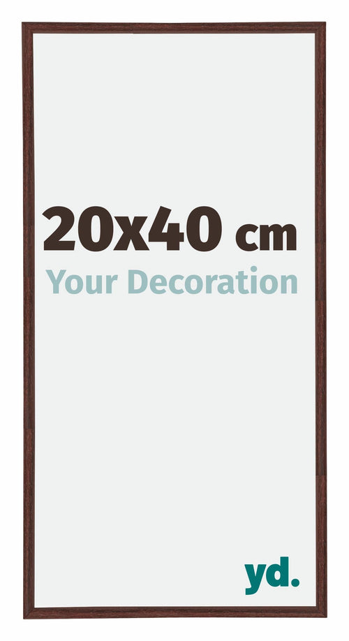 Annecy Kunststof Fotokader 20x40cm Bruin Voorzijde Maat | Yourdecoration.be