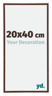 Annecy Kunststof Fotokader 20x40cm Bruin Voorzijde Maat | Yourdecoration.be