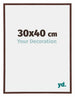 Annecy Kunststof Fotokader 30x40cm Bruin Voorzijde Maat | Yourdecoration.be