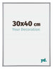 Annecy Kunststof Fotokader 30x40cm Zilver Voorzijde Maat | Yourdecoration.be