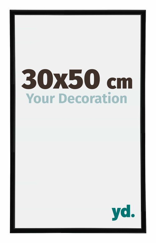 Annecy Kunststof Fotokader 30x50cm Zwart Hoogglans Maat | Yourdecoration.be