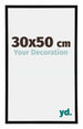 Annecy Kunststof Fotokader 30x50cm Zwart Hoogglans Maat | Yourdecoration.be