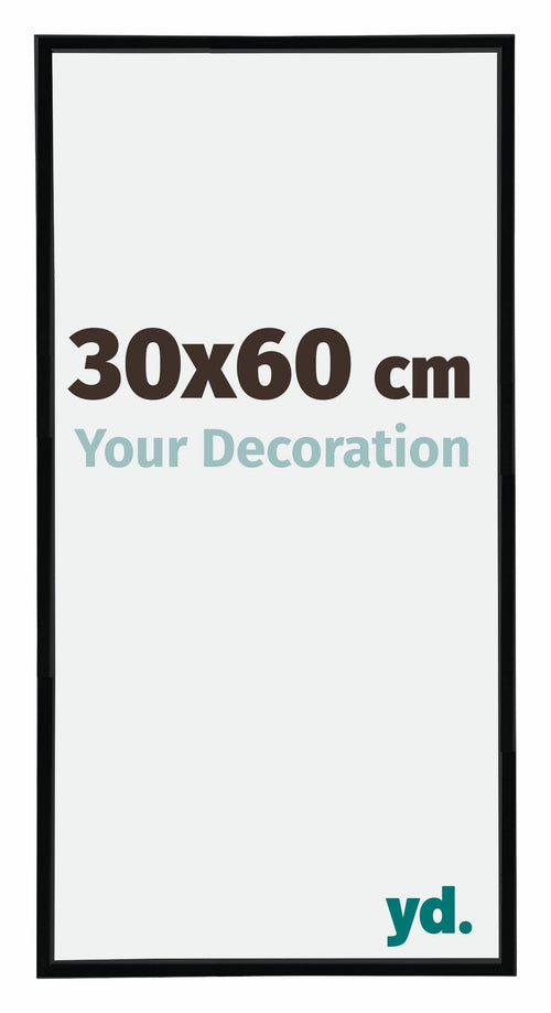 Annecy Kunststof Fotokader 30x60cm Zwart Hoogglans Maat | Yourdecoration.be