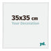 Annecy Kunststof Fotokader 35x35cm Wit Hoogglans Voorzijde Maat | Yourdecoration.be