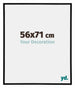 Annecy Kunststof Fotokader 56x71cm Zwart Hoogglans Maat | Yourdecoration.be