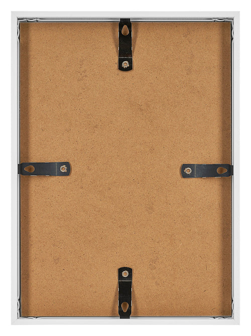 Aurora Aluminium Fotokader 21x29 7cm A4 set van 2 Wit Achterzijde | Yourdecoration.be