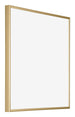 Austin Aluminium Fotokader 35x35cm Goud Glanzend Voorzijde Schuin | Yourdecoration.be