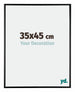 Austin Aluminium Fotokader 35x45cm Zwart Hoogglans Voorzijde Maat | Yourdecoration.be