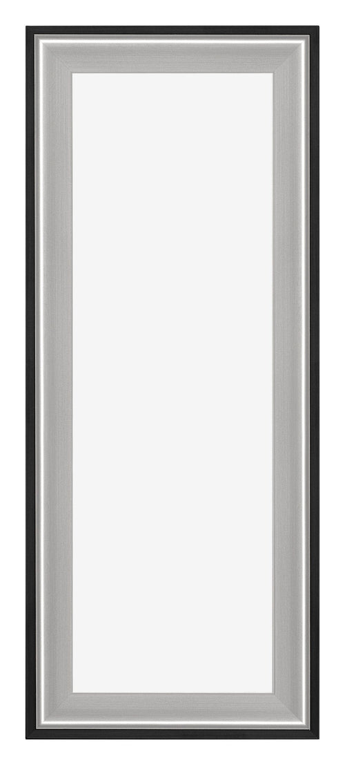 Birmingham Houten Fotokader 20x60cm Zwart Zilver Gepolijst Voorzijde | Yourdecoration.be