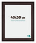 Birmingham Houten Fotokader 40x50cm Bruin Voorzijde Maat | Yourdecoration.be