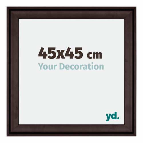 Birmingham Houten Fotokader 45x45cm Bruin Voorzijde Maat | Yourdecoration.be