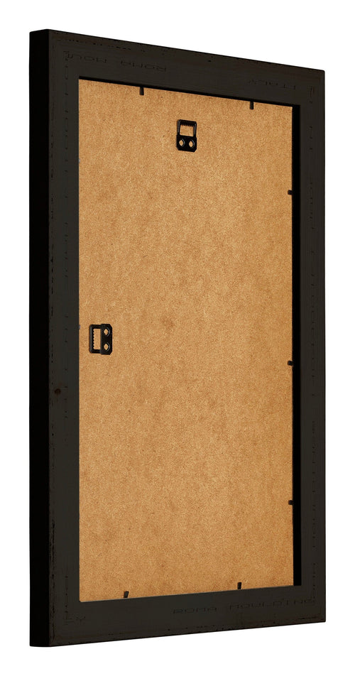 Birmingham Houten Fotokader 61x91 5cm Zwart Zilver Gepolijst Achterzijde Schuin | Yourdecoration.be