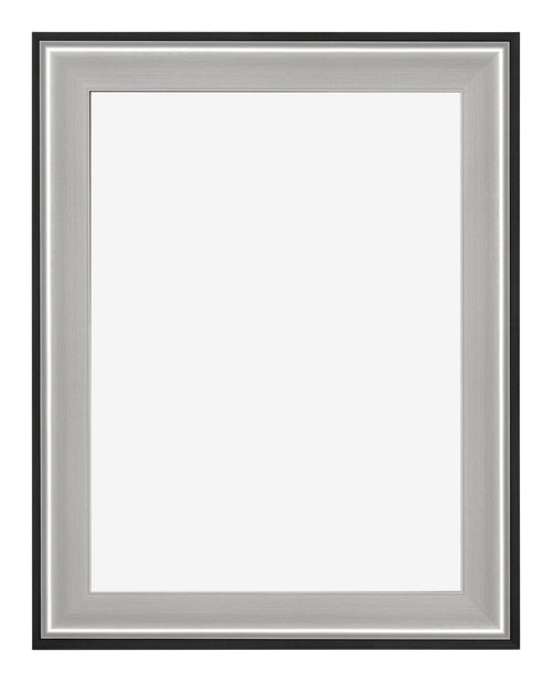 Birmingham Houten Fotokader 75x100cm Zwart Zilver Gepolijst Voorzijde | Yourdecoration.be