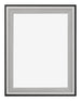 Birmingham Houten Fotokader 75x100cm Zwart Zilver Gepolijst Voorzijde | Yourdecoration.be