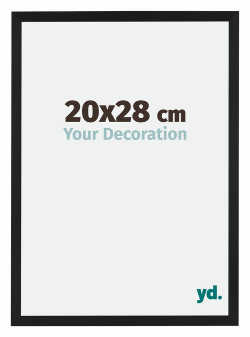 Catania MDF Fotokader 20x28cm Zwart Maat | Yourdecoration.be