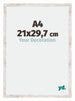Catania MDF Fotokader 21x29 7cm A4 White Wash Maat | Yourdecoration.be
