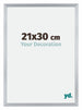 Catania MDF Fotokader 21x30cm Zilver Maat | Yourdecoration.be