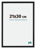 Catania MDF Fotokader 21x30cm Zwart Maat | Yourdecoration.be