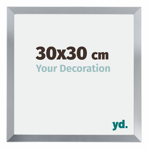 Catania MDF Fotokader 30x30cm Zilver Maat | Yourdecoration.be