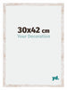 Catania MDF Fotokader 30x42cm White Wash Maat | Yourdecoration.be