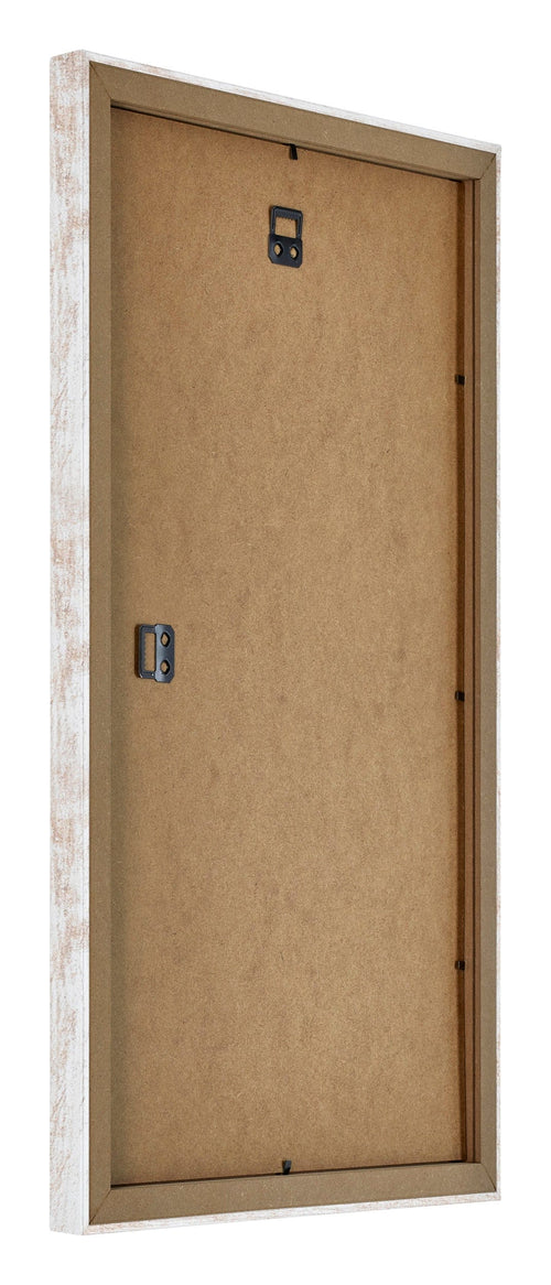 Catania MDF Fotokader 33x48cm White Wash Achterzijde Schuin | Yourdecoration.be