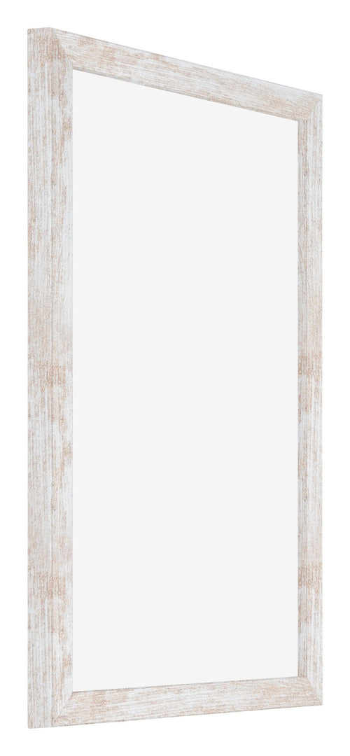 Catania MDF Fotokader 40x60cm White Wash Voorzijde Schuin | Yourdecoration.be