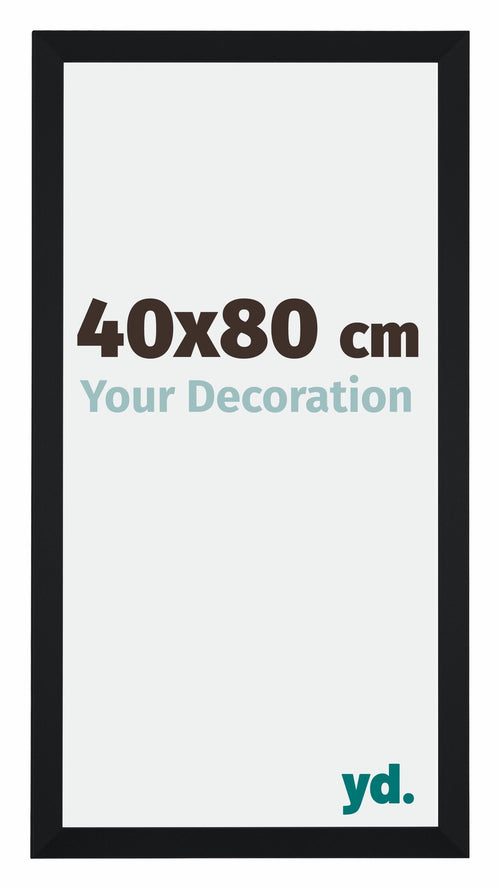 Catania MDF Fotokader 40x80cm Zwart Maat | Yourdecoration.be