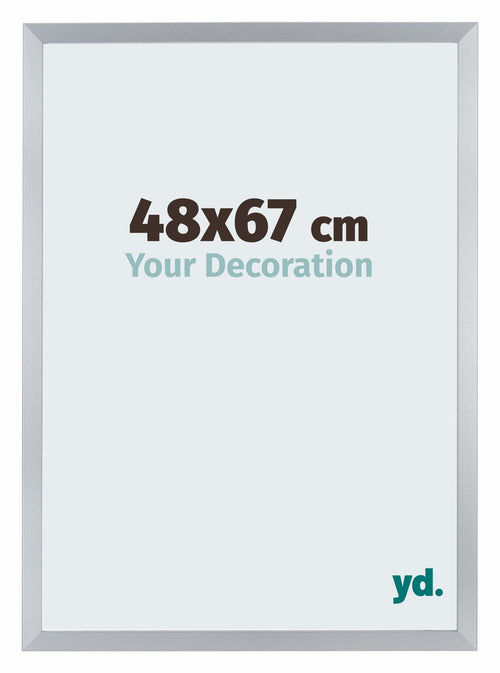 Catania MDF Fotokader 48x67cm Zilver Voorzijde Maat | Yourdecoration.be