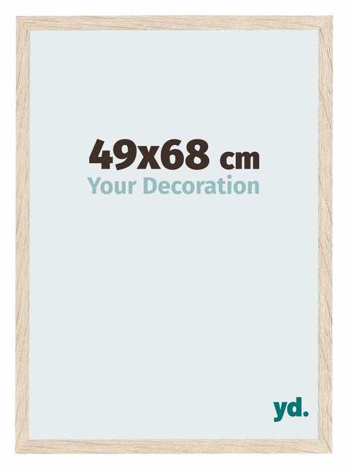 Catania MDF Fotokader 49x68cm Eiken Voorzijde Maat | Yourdecoration.be