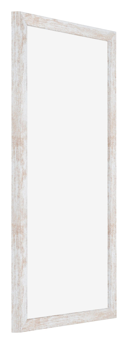 Catania MDF Fotokader 50x100cm White Wash Voorzijde Schuin | Yourdecoration.be