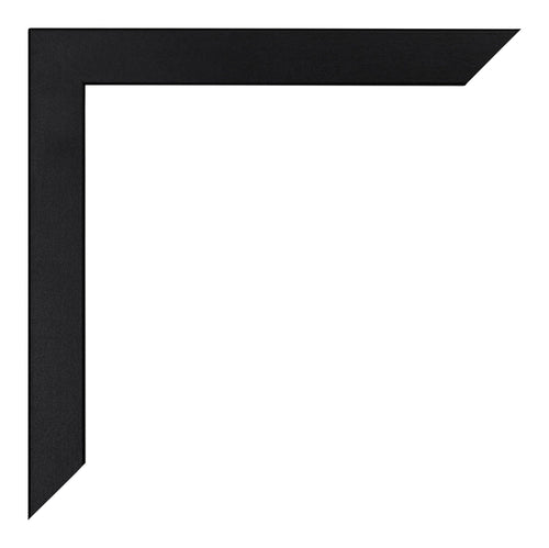 Catania MDF Fotokader 60x84cm Zwart Detail Hoek | Yourdecoration.be
