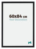 Catania MDF Fotokader 60x84cm Zwart Maat | Yourdecoration.be