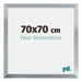 Catania MDF Fotokader 70x70cm Zilver Maat | Yourdecoration.be