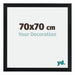Catania MDF Fotokader 70x70cm Zwart Maat | Yourdecoration.be