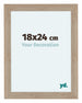 Como MDF Fotokader 18x24cm Eiken Licht Voorzijde Maat | Yourdecoration.be