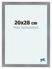 Como MDF Fotokader 20x28cm Aluminium Geborsteld Voorzijde Maat | Yourdecoration.be