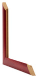 Como MDF Fotokader 24x30cm Wijnrood Geveegd Doorsnede | Yourdecoration.be