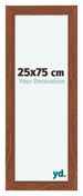 Como MDF Fotokader 25x75cm Walnoot Voorzijde Maat | Yourdecoration.be