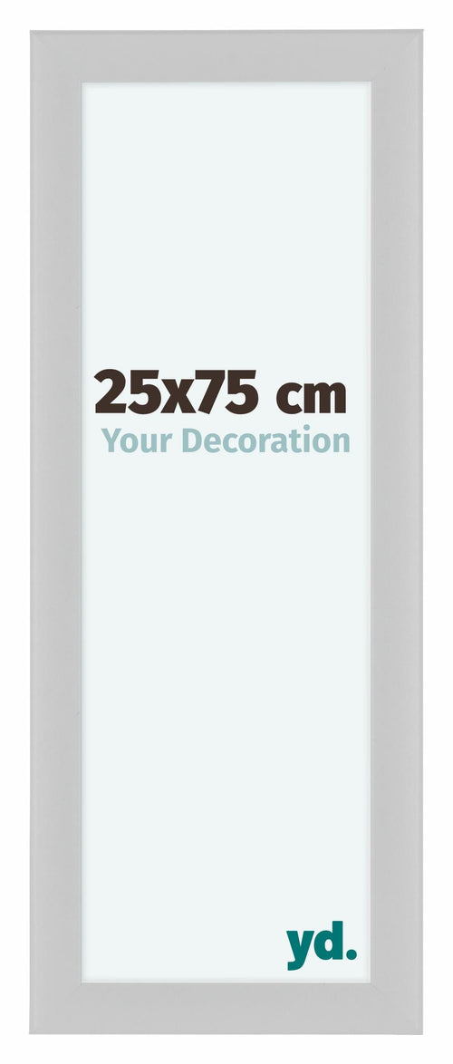 Como MDF Fotokader 25x75cm Wit Hoogglans Voorzijde Maat | Yourdecoration.be