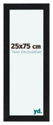 Como MDF Fotokader 25x75cm Zwart Mat Voorzijde Maat | Yourdecoration.be