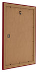 Como MDF Fotokader 28x35cm Wijnrood Geveegd Achterzijde Schuin | Yourdecoration.be