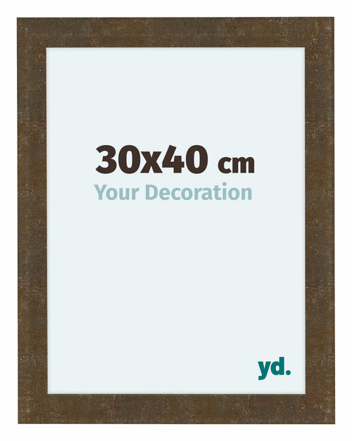 Como MDF Fotokader 30x40cm Goud Antiek Voorzijde Maat | Yourdecoration.be