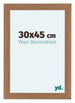 Como MDF Fotokader 30x45cm Notenhout Licht Voorzijde Maat | Yourdecoration.be