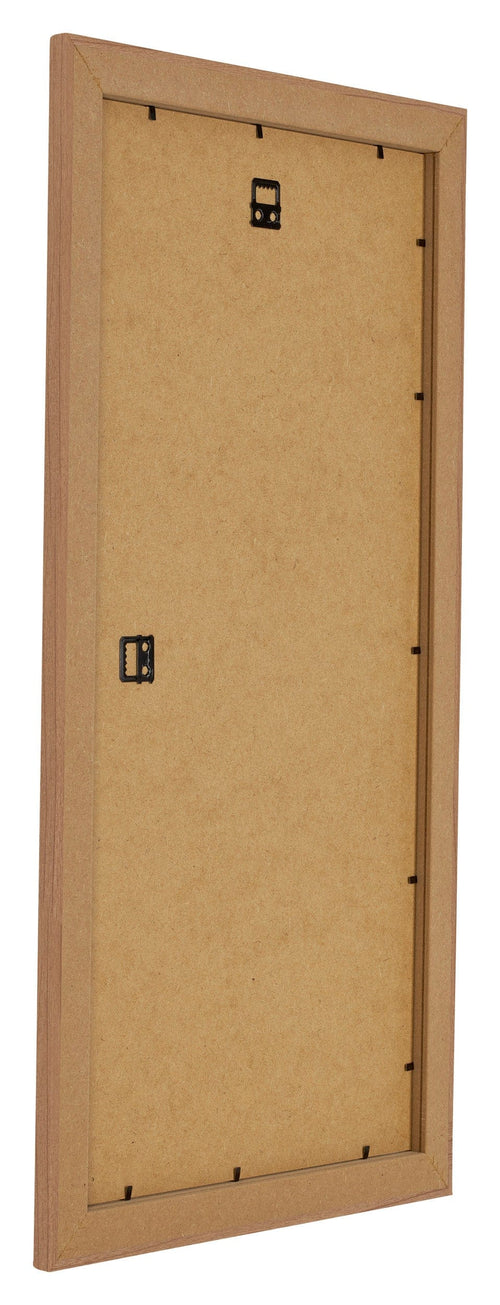 Como MDF Fotokader 30x60cm Notenhout Licht Achterzijde Schuin | Yourdecoration.be